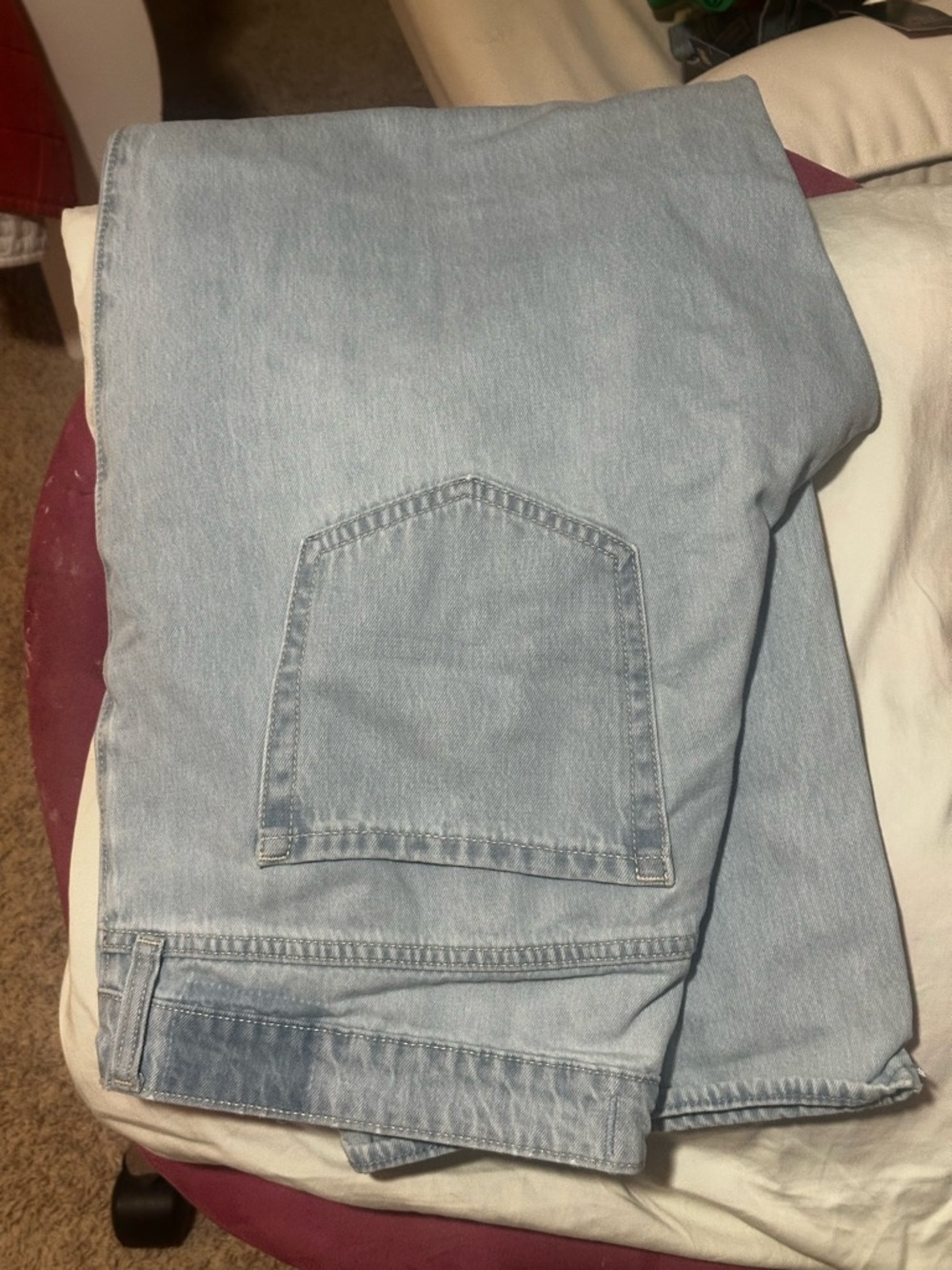 Hollister Light Blue Relaxed womens Jeans